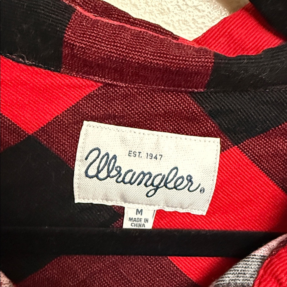 Wrangler Buffalo Checkered Button Down - image 2